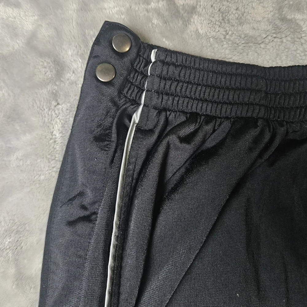 Nike Men’s Black Track Pants XL Snap Button Athletic Pants